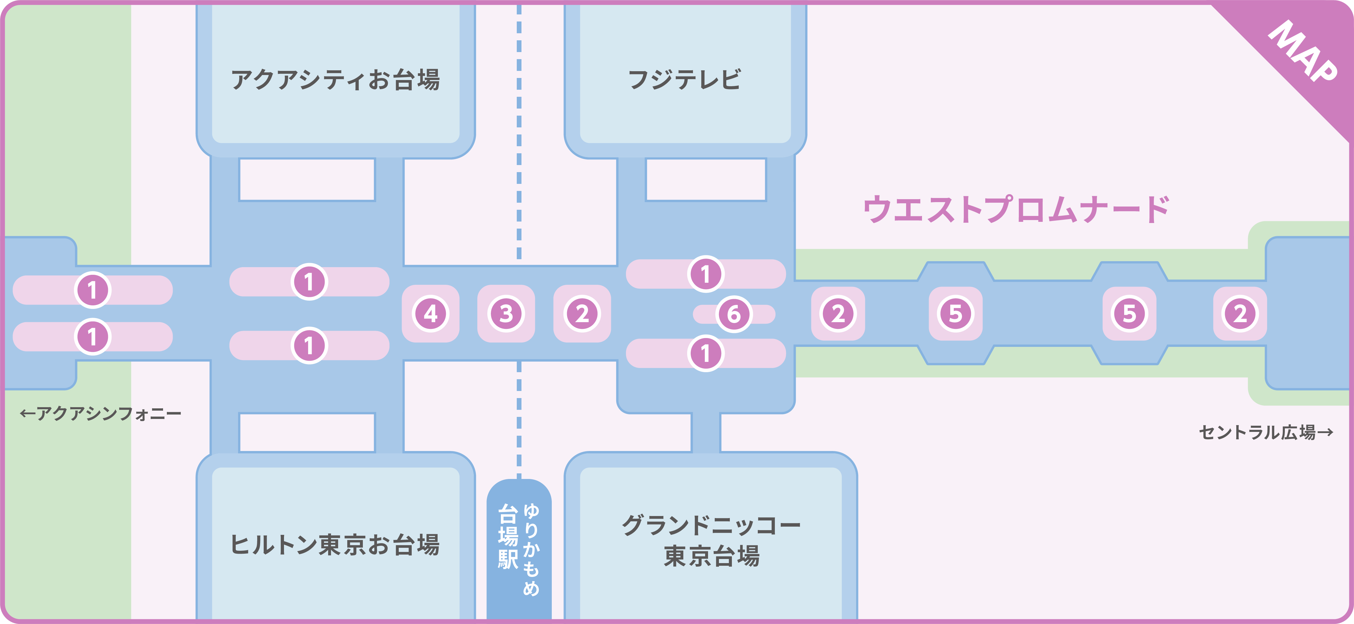 花と光のシンフォニー 会場マップ