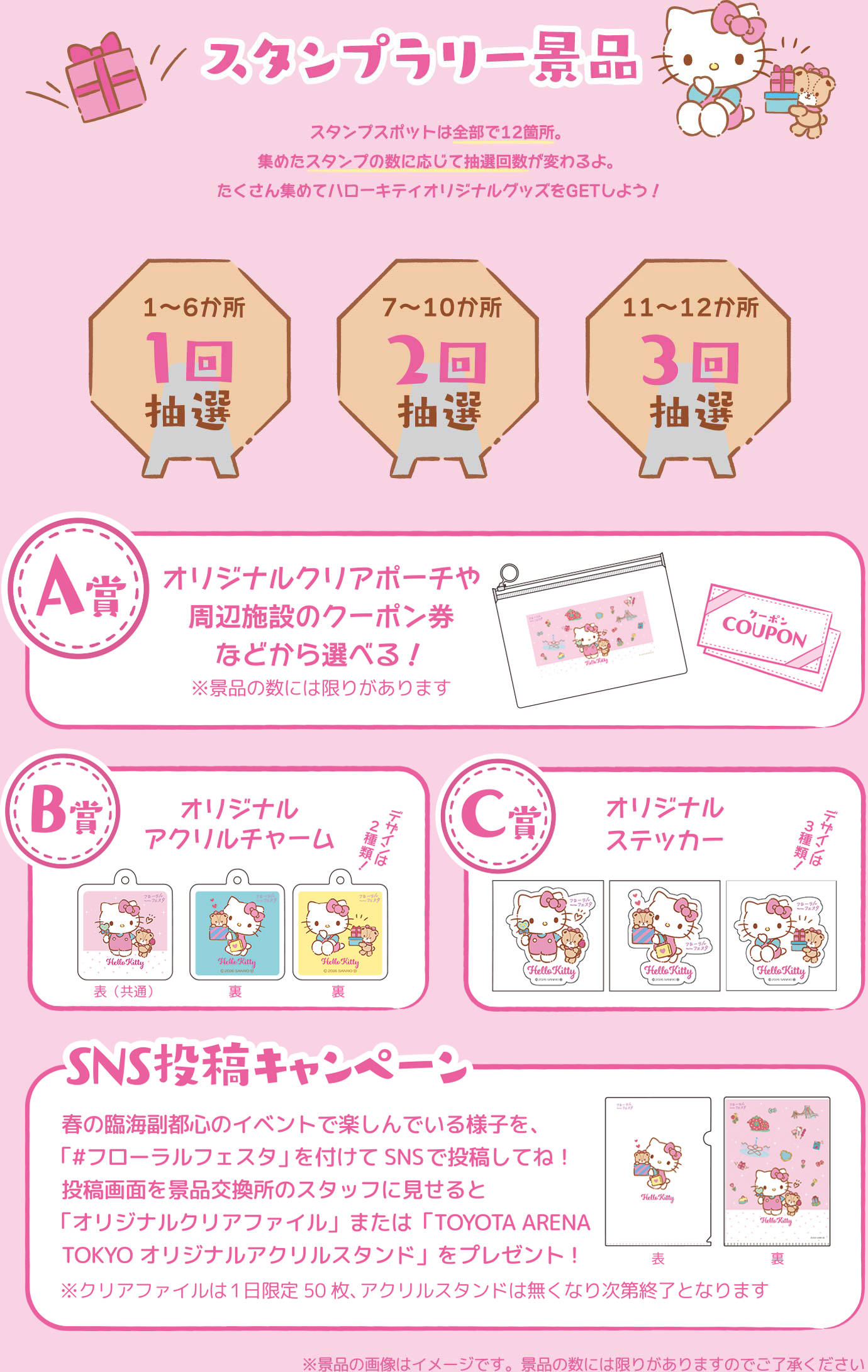スタンプラリー景品